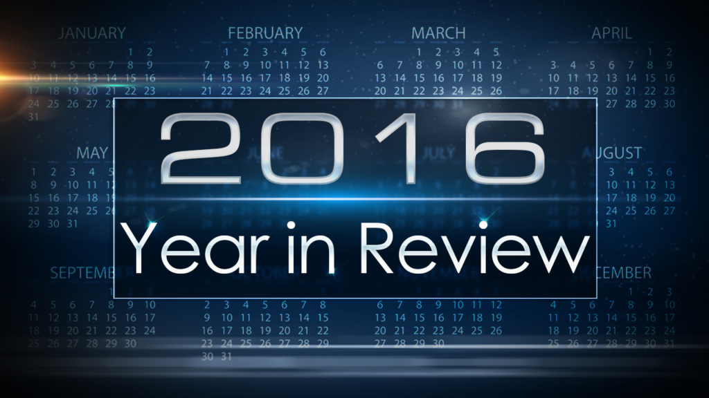 2016 Year in Review graphic highlighting the Windermere real estate market analysis and statistics.